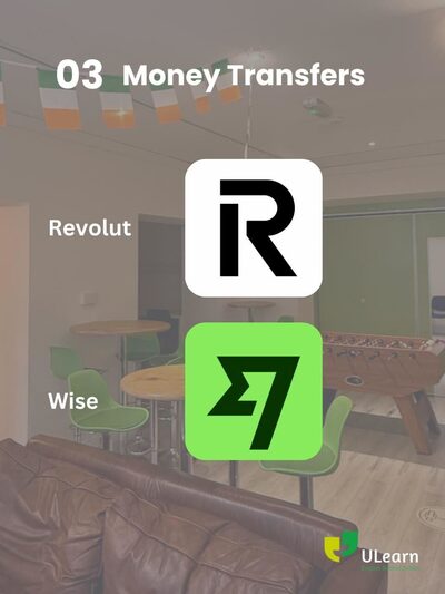 Money transfer apps: Revolut and Wise