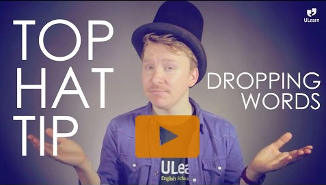 Dropping Words Video Lesson Thumbnail
